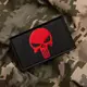 Набор шевронов 2 шт с липучкой PUNISHER Каратель Череп Карателя 5х8 см красный вышитый патч нашивка