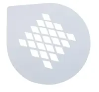 Трафарет пластиковый для торта 255 мм Ромбы Empire М-8738