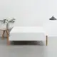 Набор простыни на резинке 180х200х30 WHITE/PUDRA
