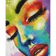 Алмазная мозаика "Женщина в красках" Brushme GF4805 40х50 см