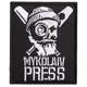 Шеврон на липучке для журналистов MYKOLAIV PRESS 7х8,5 см вышитый патч нашивка для работников медиа и СМИ