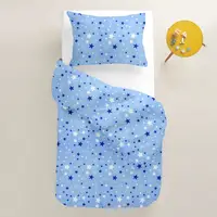 Підліткова постільна білизна з простирадлом на резинці COLOR STARS CS3