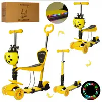 Самокат беговел I-Trike Maxi 5в1 JR3-077-Y желтый