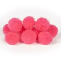Помпони Santi 954662 15 мм 50 шт коралові