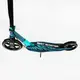 Двухколесный складной самокат Best Scooter, фонарик, амортизатор. Black and turquoise (113199)