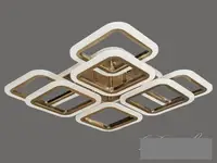 Стельова LED-люстра з діммером і підсвічуванням, 105W А3001дне