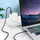 Кабель HOCO Spirit Type-C transparent charging data cable U129 |1.2m, 3A|
