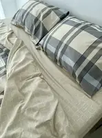 Постільна білизна євро Dushka Home Сатин 20778 200х220 см