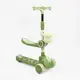 Самокат трехколесный с сидением Skyper FM-40/04 колеса PU со светом и музыкой. Green and Beige (189305)