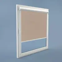 Рулонна штора Rolets Мадрид 2-862-1500 150x170 см закритого типу Капучінова