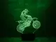 Сменная пластина для 3D светильников "Мотоцикл 6"   3D TOYSLAMP