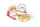 Ігровий килимок Baby Home Textile HE-36 з підсвічуванням музикою Bluetooth 84х65х44 см. Multicolor (171979)