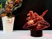 Сменная пластина для 3D светильников "Самолет 5" 3DTOYSLAMP