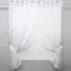 Кухонный комплект (260х170см.), шторки с подвязками. Цвет белый. Код 112к 52-0443