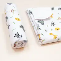 Двошарова непромокальна пелюшка фланель baby elephant