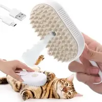 Щітка гребінець із парою для котів і собак, від USB, Steamy Brush