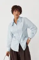 Класична сорочка на блискавці - блакитний цвет, ONE SIZE