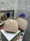 Темный беж - два отделения - стильный и элегантный стеганый клатч, который можно носить как рюкзак (0514)