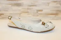 Босоножки женские бежевые Б670 42