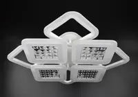 Люстра світлодіодна стельова LED світильник для квартири на стелю лед з пультом 26119 Білий 11х54х62 см.