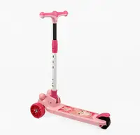 Самокат триколісний Skyper DN-3205 колеса PU зі світлом та музикою. Pink and White (189254)