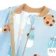 Комбинезон для новорожденных на молнии Cookies футер