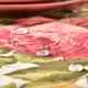 Скатерть 140х170 см с пятно и водоотталкивающей пропиткой IDEIA хлопок пионы бордо