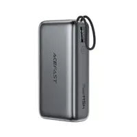 УМБ ACEFAST PD fast charging power bank with telescopic cable M34 20000mAh |1Type-C, 35W/3A, PD/QC|