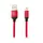 Lightning кабель Fabrics RCL-M100, 1m red Recci CC300161