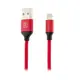 Lightning кабель Fabrics RCL-M100, 1m red Recci CC300161