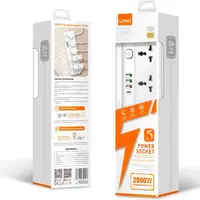 Удлинитель сетевой Ldnio SC5415 |PD20W/QC18W, 3USB/1Type-C, 5Sockets|