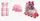 Комплект роликов с защитой SL-011 M Best Roller колеса PU светящиеся. Pink (размер 35-38) (179201)