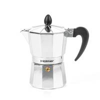 Гейзерная кофеварка Holmer CF-0450-AL 9 чашек 450 мл