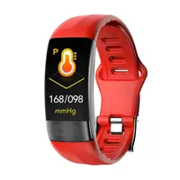 Умный фитнес браслет Jiks Fit lite с тонометром и ЭКГ Красный