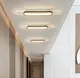 Современный длинный потолочный светильник LED для комнаты кухни ванной 26785 Коричневый 5х12х80 см.