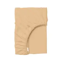 Евро постельное белье с простыней на резинке WARM SAND CS1