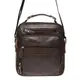 Мужская кожаная сумка на плечо Borsa Leather K15112-brown