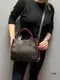 Черная с красным краем - стильная молодежная удобная сумка Lady Bags в стиле Total Bag (0430)