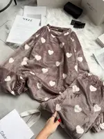 Теплая пижама AO726 Моко Oversize S-L