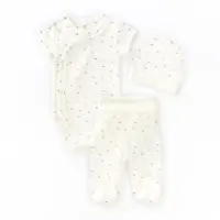 Комплект для младенцев 3 в 1 боди шапочка с подворотом Confetti