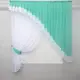 Кухонный комплект, шторка с ламбрекеном. на карниз 1,5-2м. Цвет мятный с белым. Код 062к