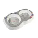Миска для котов и собак двойная Taotaopets 115506 Grey пластиковая