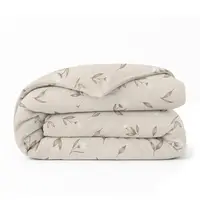 Пододеяло полуторное фланель 160х220 BEIGE FLORAL