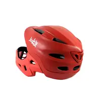 Шолом захисний з підборіддям Nuckily PB14 Red р. 52-55 велошолом