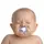Соска детская "Chill, Baby: Лайк - дислайк", Белый