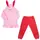 Костюм детский (кофточка и брюки) для девочки GABBI KS-19-06 Весенняя россыпь Ярко-Розовый на рост 98 (11621)