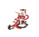 Детская парковка RJS Toys, 53 элемента, 3 металлопластиковые машинки, вертолет. Red (157316)