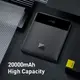 УМБ BASEUS Blade Power Digital Display Fast Charging Power bank 20000mAh |2USB/2Type-C, 100W/3A, PD/QC| (PPDGL-01)