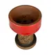 Чаша убивашка для кальяна Gusto Bowls Rook Red глиняная Турка для кальяна из глины красная