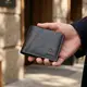 Функциональное портмоне унисекс на магните GRANDE PELLE 11206 Черное